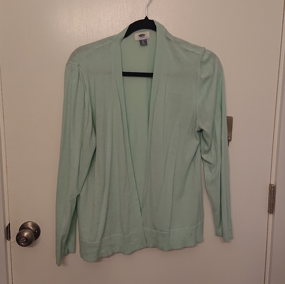 Mint green cardigan